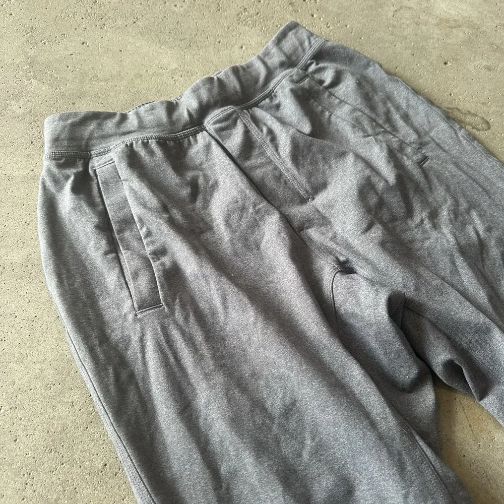 Lululemon Pants Mens Medium Gray Jogger Sweatpants Elastic Drawstring Athletic‎